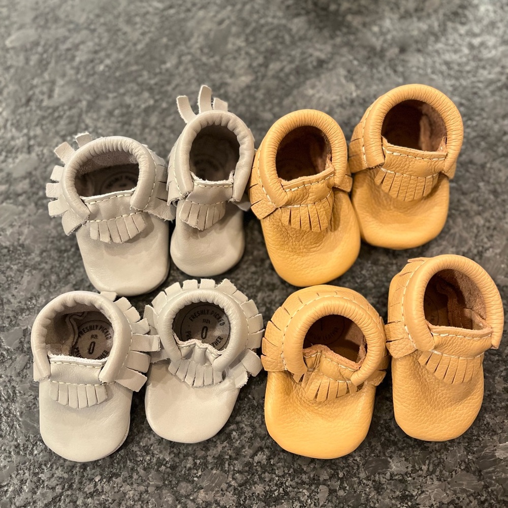 Freshly Picked Moccasins (Size 0, 1)
